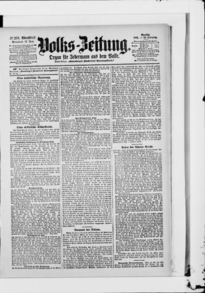 Volks-Zeitung vom 22.06.1901