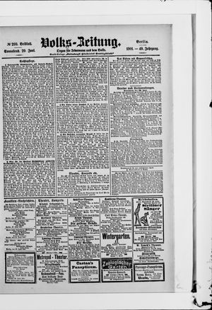 Volks-Zeitung vom 29.06.1901