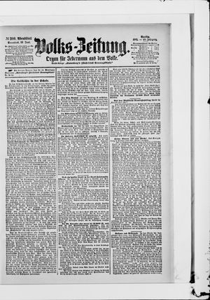Volks-Zeitung vom 29.06.1901