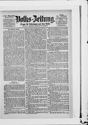 Volks-Zeitung vom 30.06.1901