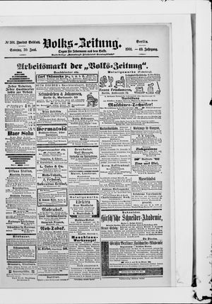 Volks-Zeitung on Jun 30, 1901