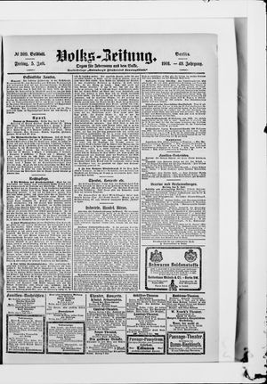 Volks-Zeitung vom 05.07.1901
