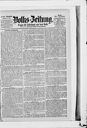 Volks-Zeitung vom 09.07.1901