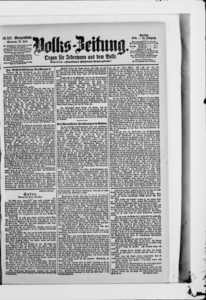 Volks-Zeitung vom 10.07.1901
