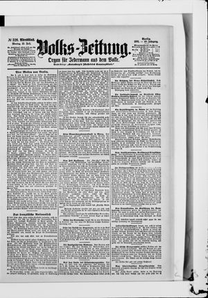 Volks-Zeitung vom 15.07.1901