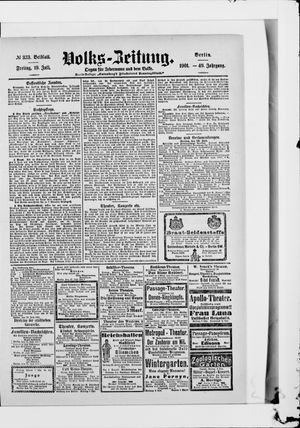 Volks-Zeitung vom 19.07.1901