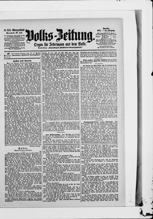 Volks-Zeitung vom 20.07.1901