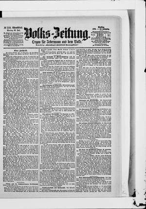 Volks-Zeitung vom 22.07.1901