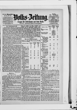 Volks-Zeitung vom 28.07.1901