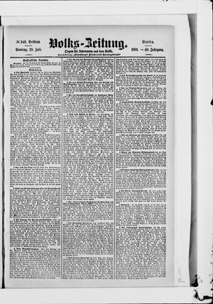 Volks-Zeitung vom 28.07.1901