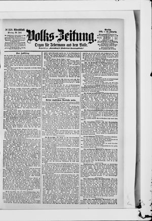 Volks-Zeitung vom 29.07.1901