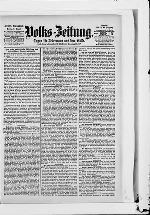 Volks-Zeitung vom 02.08.1901