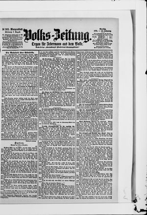 Volks-Zeitung vom 07.08.1901