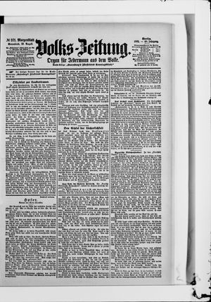 Volks-Zeitung vom 10.08.1901
