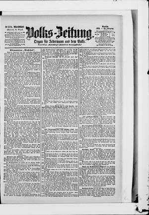 Volks-Zeitung vom 14.08.1901