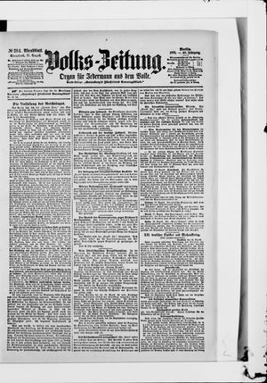 Volks-Zeitung vom 17.08.1901