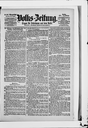 Volks-Zeitung vom 20.08.1901