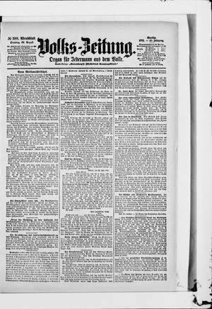 Volks-Zeitung vom 20.08.1901