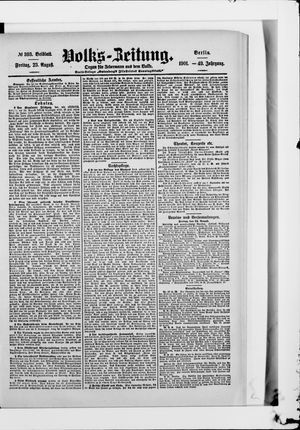 Volks-Zeitung vom 23.08.1901