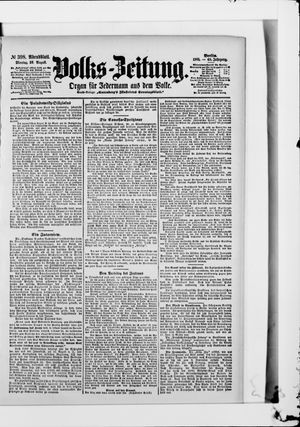 Volks-Zeitung vom 26.08.1901