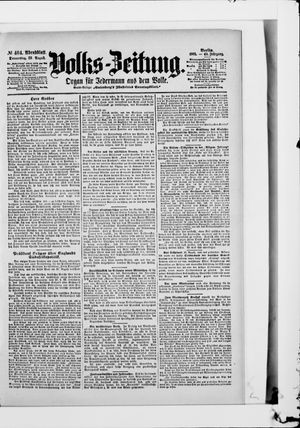 Volks-Zeitung vom 29.08.1901