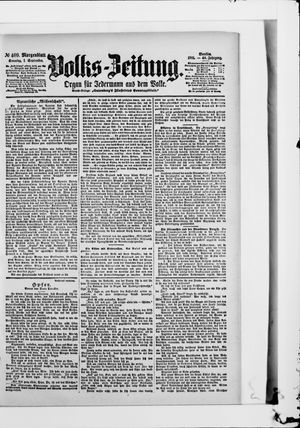 Volks-Zeitung vom 01.09.1901