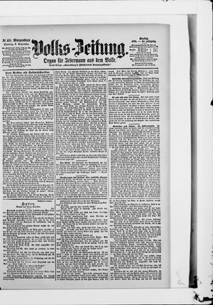 Volks-Zeitung vom 03.09.1901