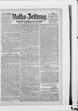 Volks-Zeitung vom 03.09.1901