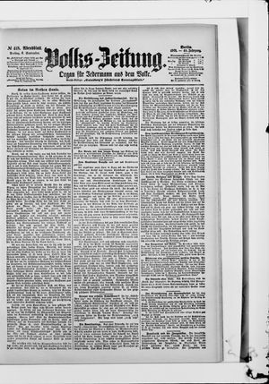 Volks-Zeitung vom 06.09.1901