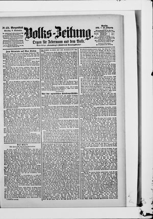 Volks-Zeitung vom 08.09.1901