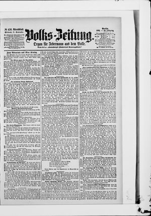 Volks-Zeitung vom 11.09.1901