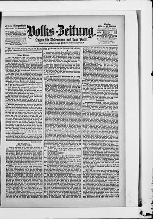 Volks-Zeitung vom 14.09.1901