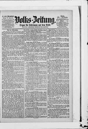 Volks-Zeitung vom 20.09.1901