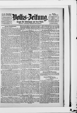 Volks-Zeitung vom 24.09.1901