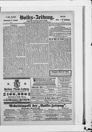 Volks-Zeitung vom 03.10.1901