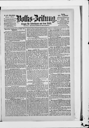 Volks-Zeitung vom 07.10.1901