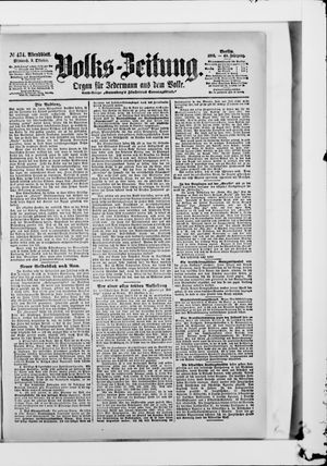 Volks-Zeitung vom 09.10.1901