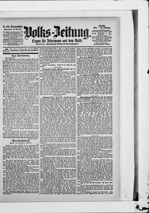 Volks-Zeitung vom 12.10.1901