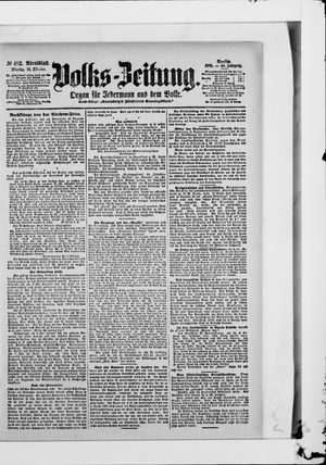 Volks-Zeitung vom 14.10.1901