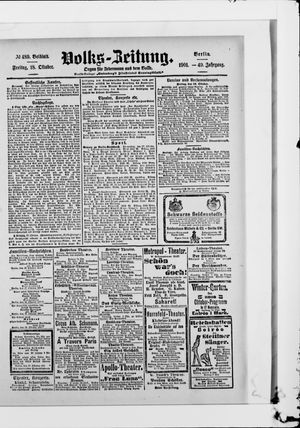 Volks-Zeitung vom 18.10.1901