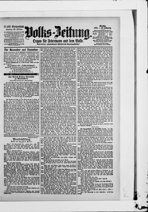 Volks-Zeitung vom 20.10.1901