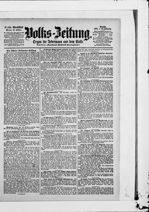 Volks-Zeitung vom 21.10.1901