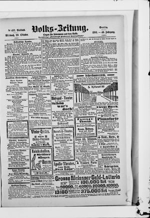 Volks-Zeitung vom 23.10.1901
