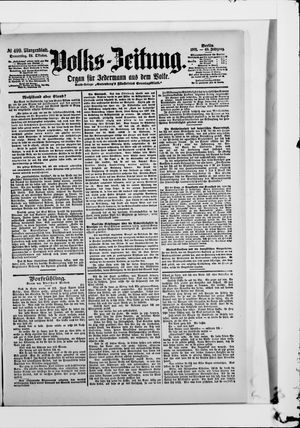 Volks-Zeitung vom 24.10.1901