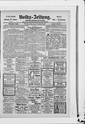 Volks-Zeitung vom 30.10.1901