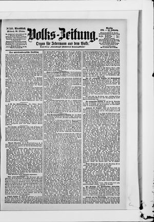 Volks-Zeitung vom 30.10.1901