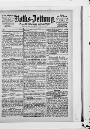 Volks-Zeitung vom 02.11.1901