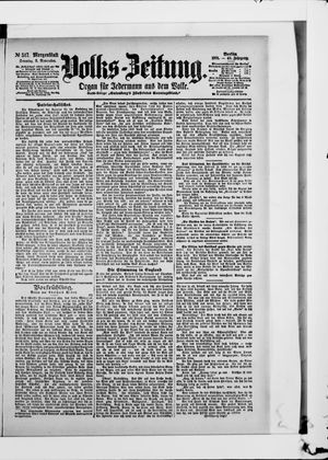 Volks-Zeitung vom 03.11.1901
