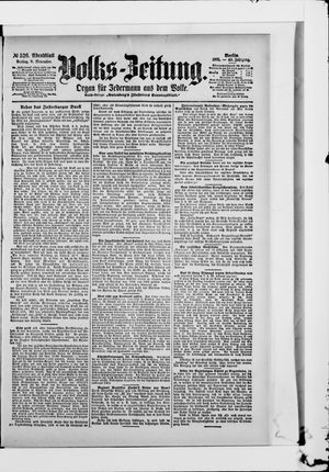 Volks-Zeitung vom 08.11.1901