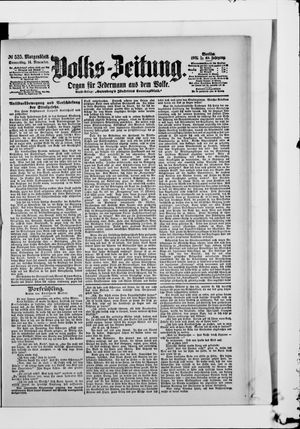 Volks-Zeitung vom 14.11.1901